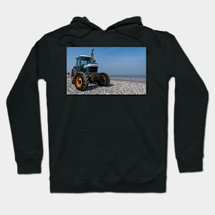 Tractor on a beach Hoodie